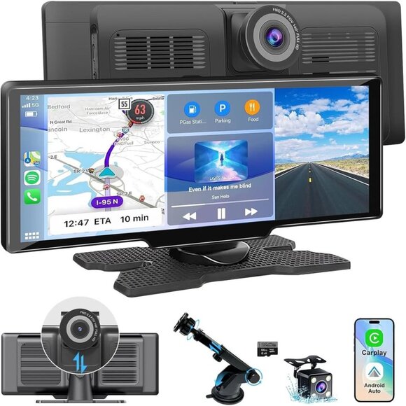 Portable Wireless CarPlay Screen for Car - Picture 3 of 7